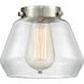 Franklin Restoration Fulton 1 Light 7 inch Antique Copper Mini Pendant Ceiling Light in Incandescent, Clear, Franklin Restoration